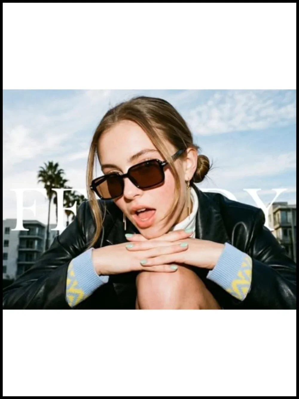 Rectangular Sunglasses with UV400 Protection for Women and Men